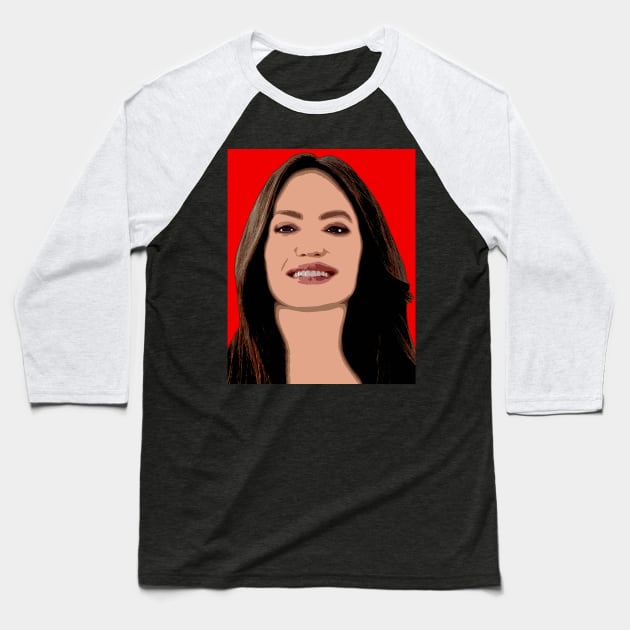 angelina jolie Baseball T-Shirt by oryan80